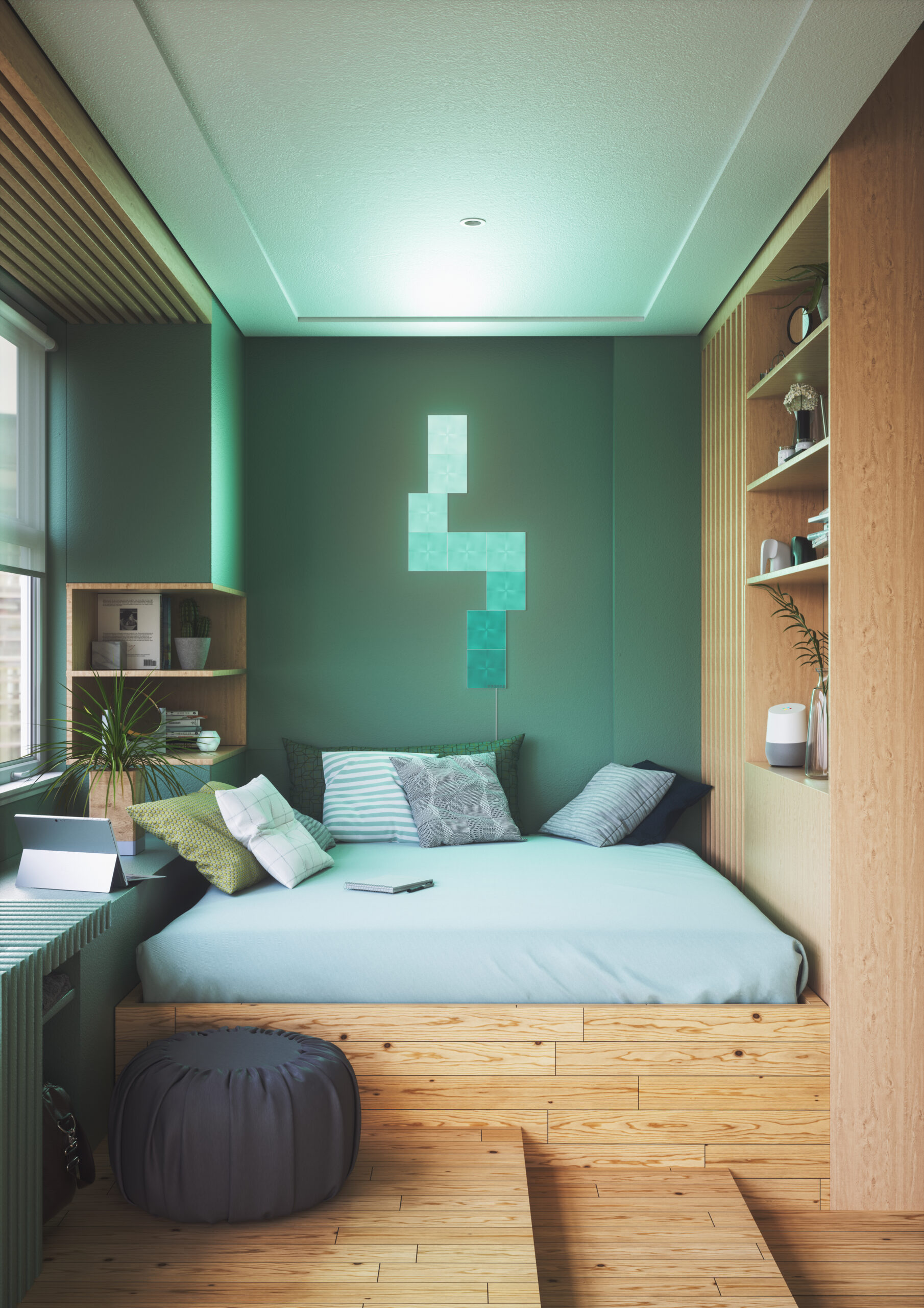 Canvas 9x Instagram Mint Bedroom 4000x5650 scaled
